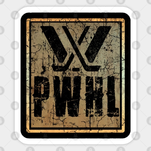 PWHL NEW YORK HOCKEY Sticker by katroxdesignshopart444